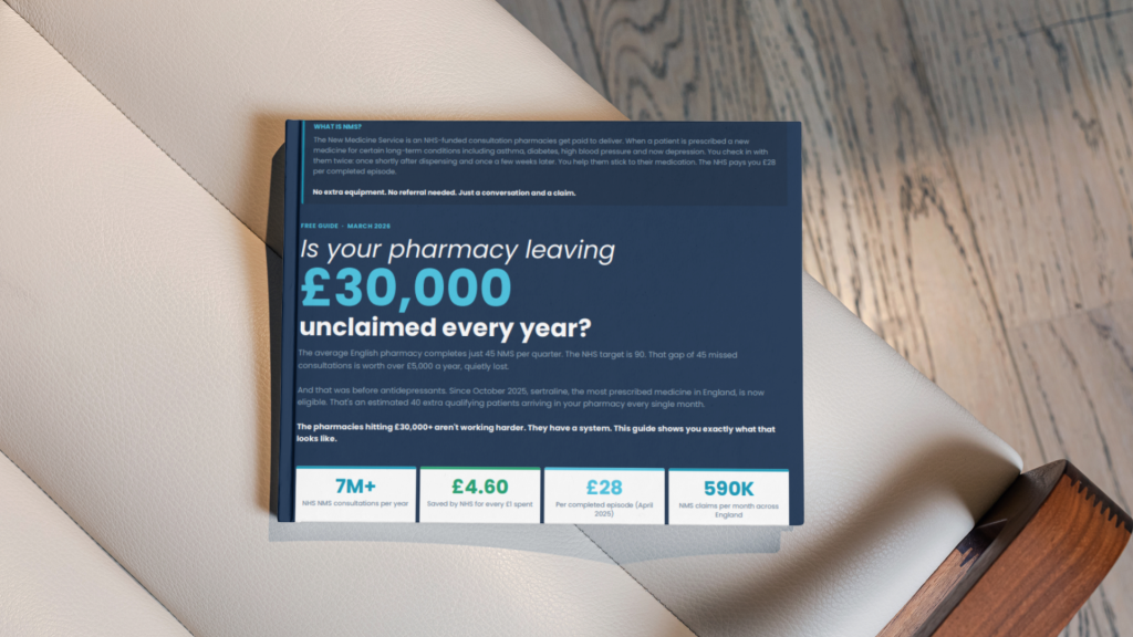 Free Guide - Is your Pharmacy leaving £30,000 unclaimed each year